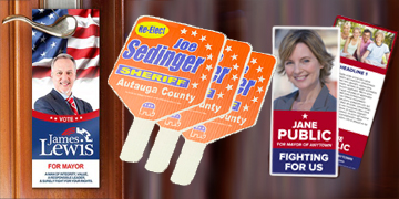 NEW Door Hangers Pushcards political mega menu